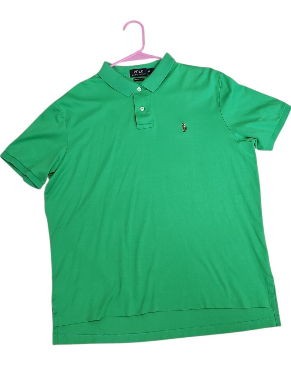 Green Polo Shirt Ralph Lauren Shortsleeve Size Xlarge